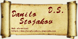 Danilo Stojakov vizit kartica